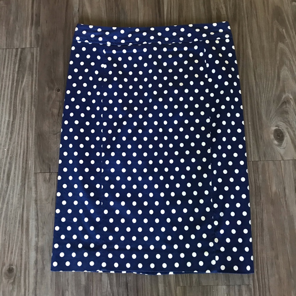 Polka Dot Pencil Skirt